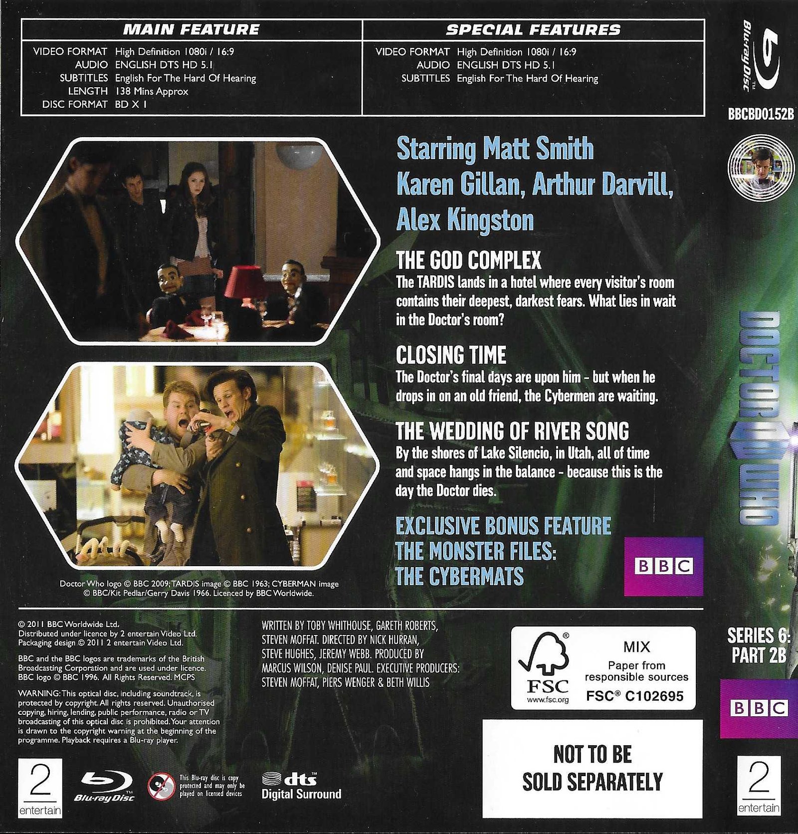 Back cover of BBCBD 0152B